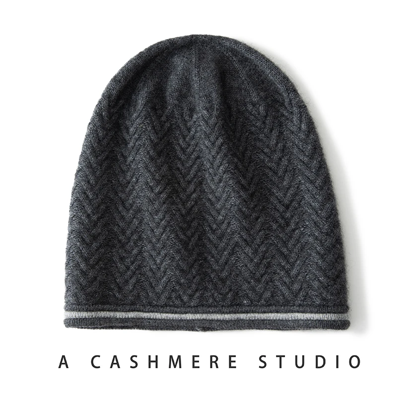 High Quality Cashmere Beanie Hats Women Winter Hat Soft Keep Warm Fashion Casual Cashmere Knitted Jacquard Cap Skullies Beanies