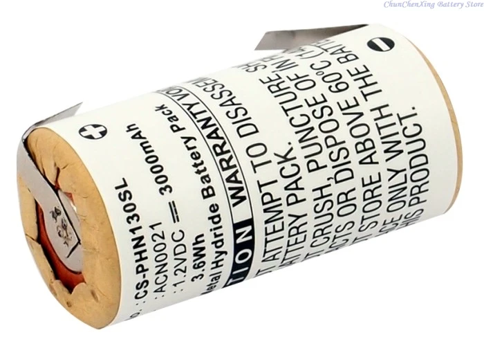 

1.2V 3000mAh Shaver Battery ACN0021 for Philips HP1304, HP1308, HP1310, HP1312, HP1315, HP1318, HP1319, HP1320, HP1327D, HP1328
