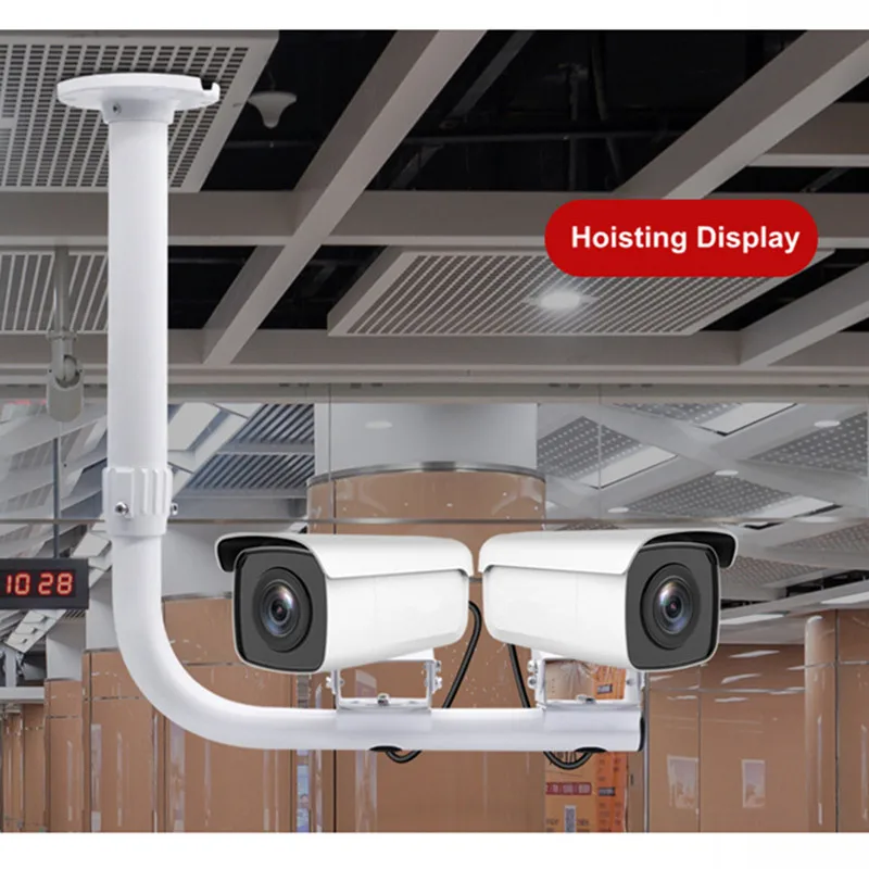 Support de caméra en alliage d'aluminium, support de levage télescopique pour Double caméra