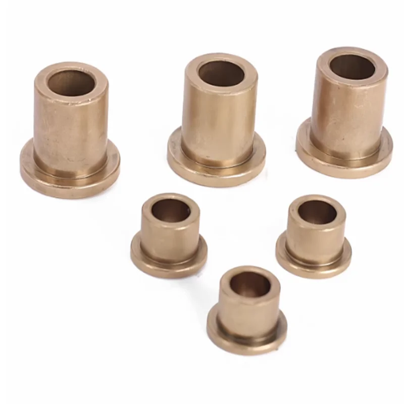 10Pcs Inner diameter 1 1.5 2 3 mm Copper-based Alloy Oil-containing Flanged Shoulder-type Retaining Ring Bearing Bushing Bearing