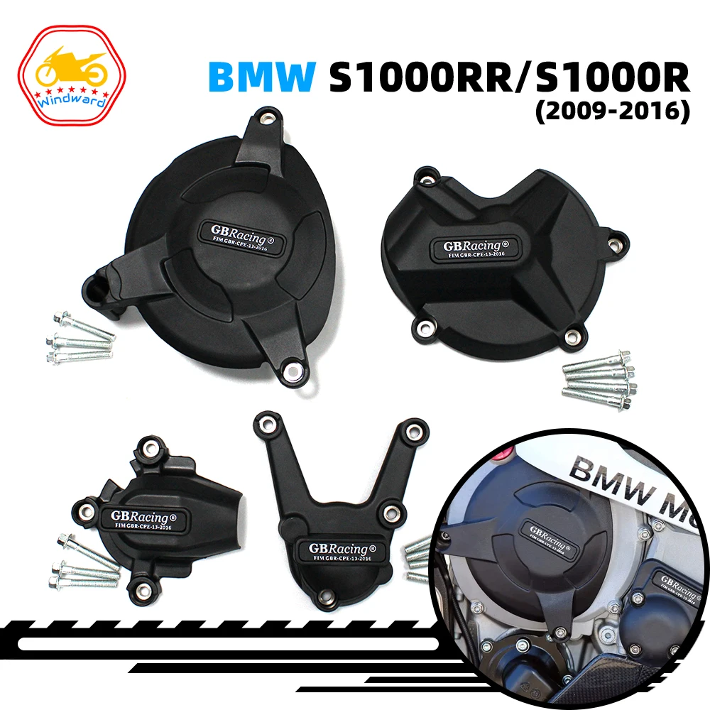 Motorcycle Accessories Engine Cover Protection Set For GB Racing For BMW S1000RR S1000R 2009 2010 2011 2012 2013 2014 2015 2016