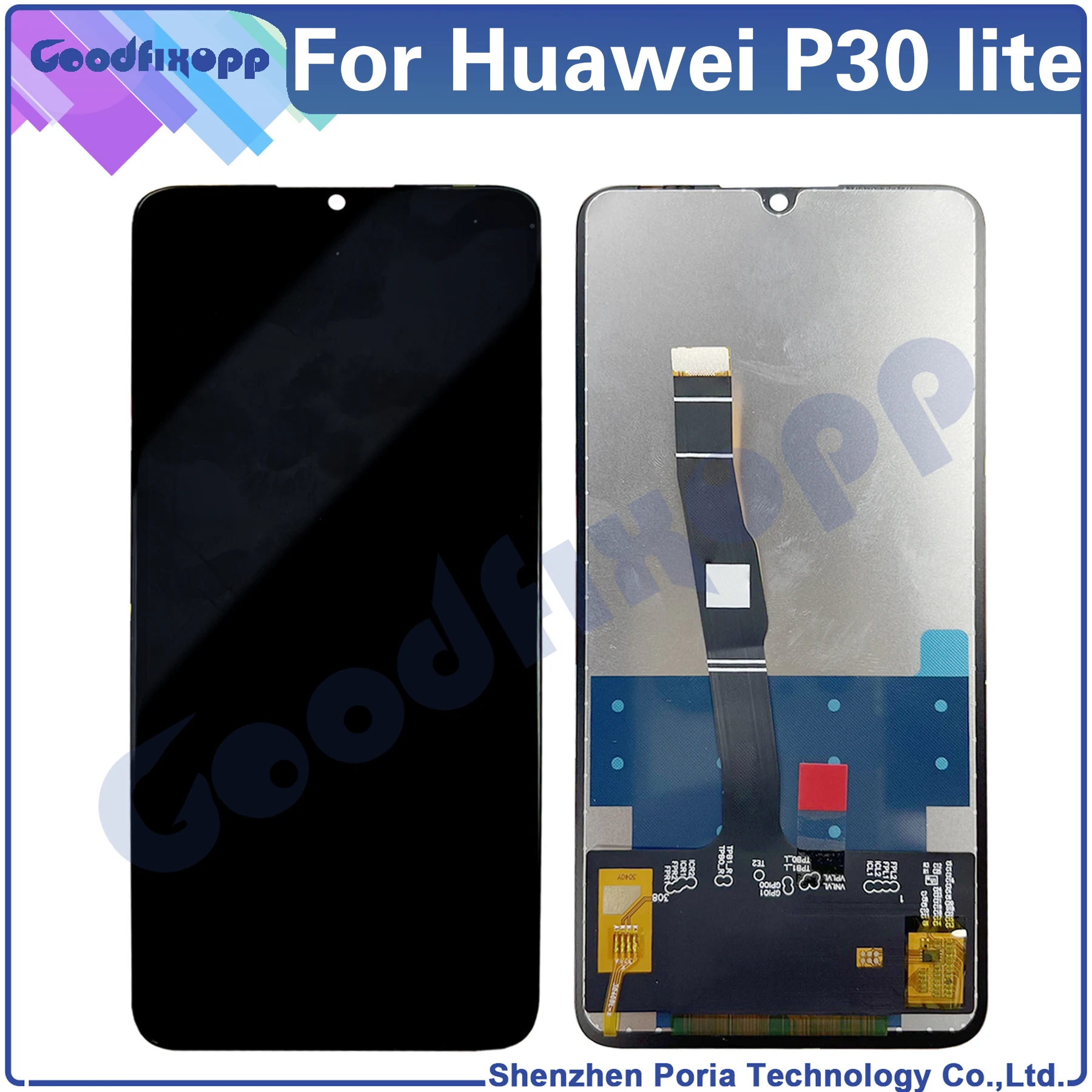 

For Huawei P30 Lite LCD Display Touch Screen Digitizer Assembly For P30Lite MAR-L01A L21A LX1A LX1M LX2 L21MEA L22A L22B LX3A