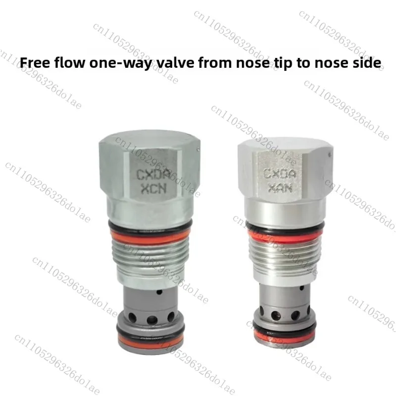 Threaded Cartridge Check Valve CXBA-XCN CXBA-XBN CXBA-XAN CXDA-XCN, Nose-to-Side Free Flow Check Valve