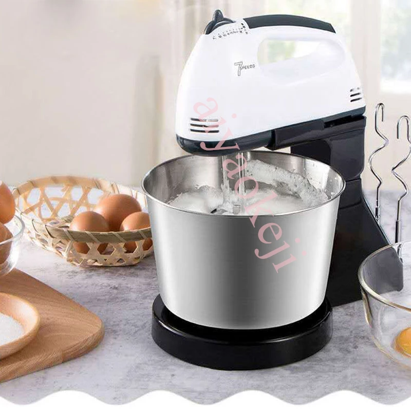 1.7L Stand Mixer 7 Speed Electric Food Mixer Cake Dough Mixer Cream Egg Whisk Blender Kitchen Food Processor