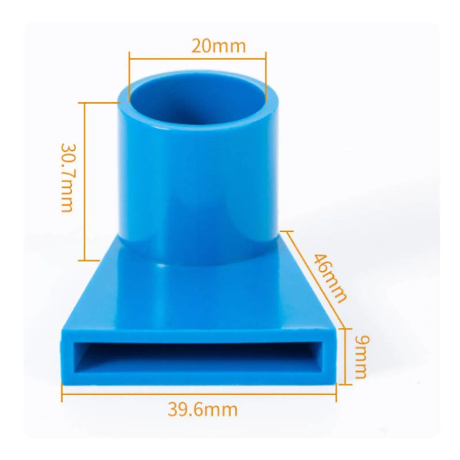PVC Duckbill Nozzle Thickened and Pressure Resistant Aquarium Duckbill Nozzle Smooth Inner Wall Triangular Water Outlet for