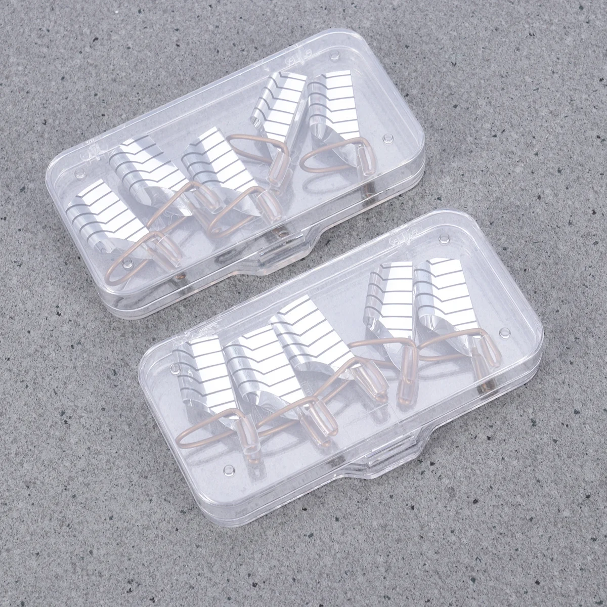 

15pcs Nail Extension Forms Metal Reusable Aluminum Finger Covers Gel Manicure Accurate Guide Lines Salon Home Use Nail Art Tools