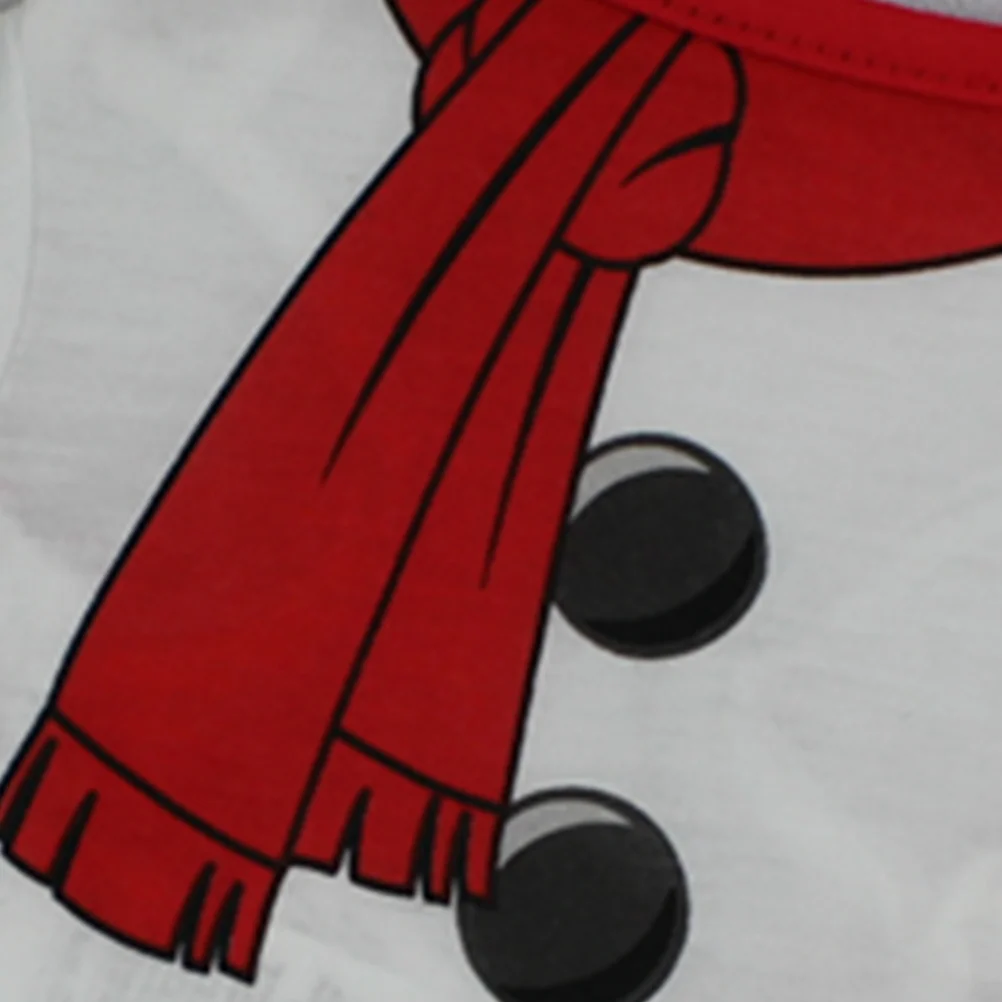 

Christmas Dog Clothes Adorable Snowman Design Puppy Holiday Costume Pet Size Clothes for Small Dogs