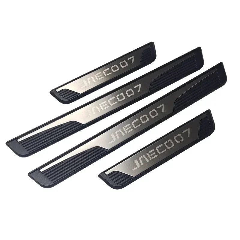 For CHERY JAECOO J7 2023 2024 Car Accessories 4pcs/Lot ABS Stainless Steel Door Sill Pedal Scuff Plate