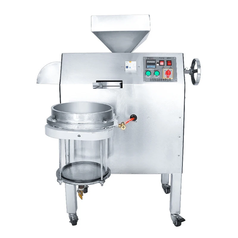 &For Commercial oil press YG60 peanut walnut hot and cold double pressing stainless steel intelligent temperature control