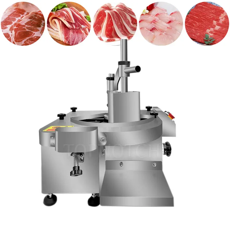 

Professional Meat Cutter Machine Uniform Thickness Horizontal Fresh Meat Slicer Machine Commercial Beef Mutton Slicer Maker