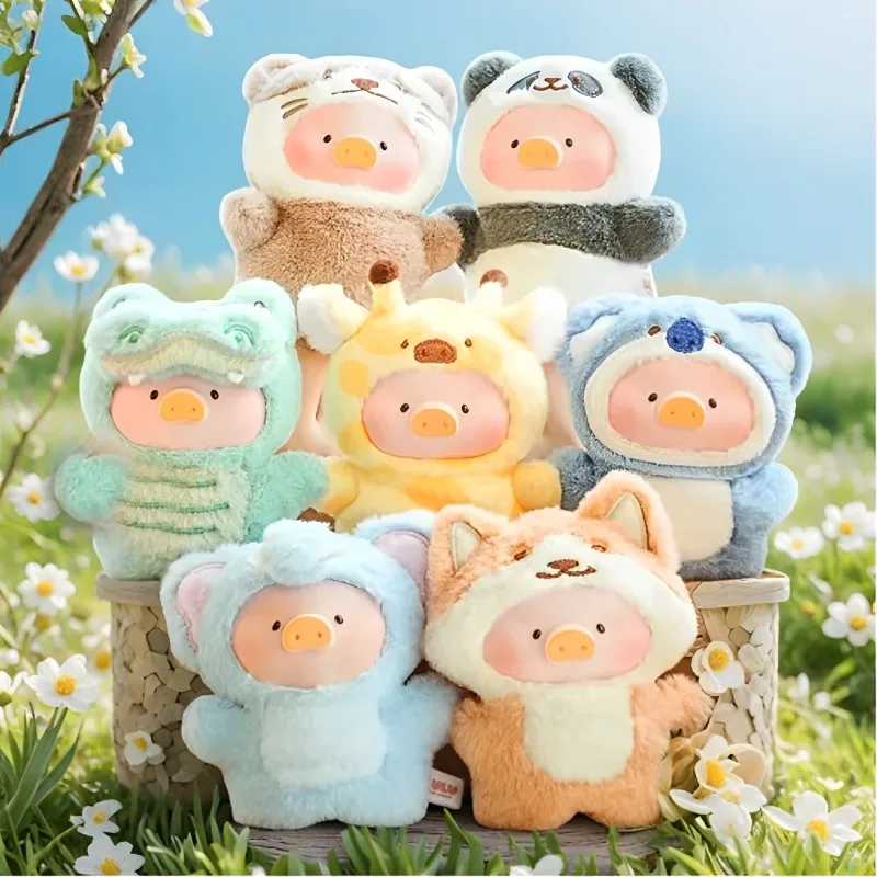 

Cute Lulu Piggy Blind Box Vinyl Action Figure Forest Theater Series Animal Party Finger Doll Mystery Gift for Girls Room Decor