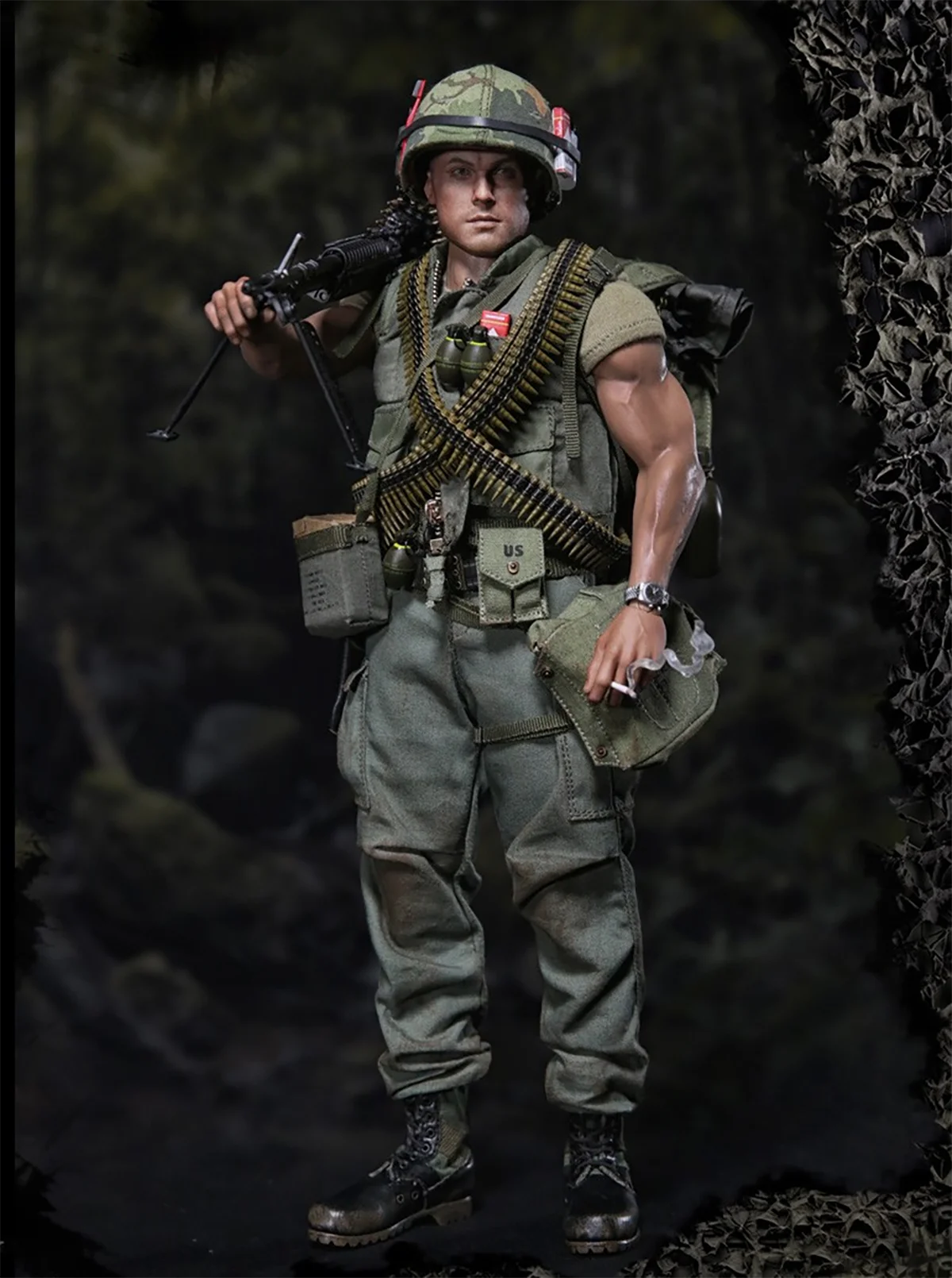 

DAMTOYS DAM 78038 1/6 History Series Usmc Marine Tet Offensive1968 Male Soldier Action figure Doll Full Set Collectible Toy