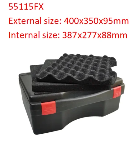 Multifunctionele Hardware ToolBox Draagbare Plastic Instrumentenkoffer Notebook Beschermende Opbergdoos Outdoor Apparatuur Gereedschapskoffer