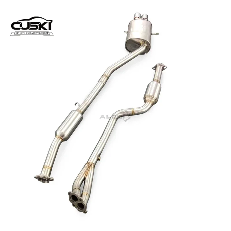 

Задняя выхлопная система из нержавеющей стали, подходящая для BMW M3 E36 325i 328i 1992-1998, детали модификации автомобильной выхлопной системы