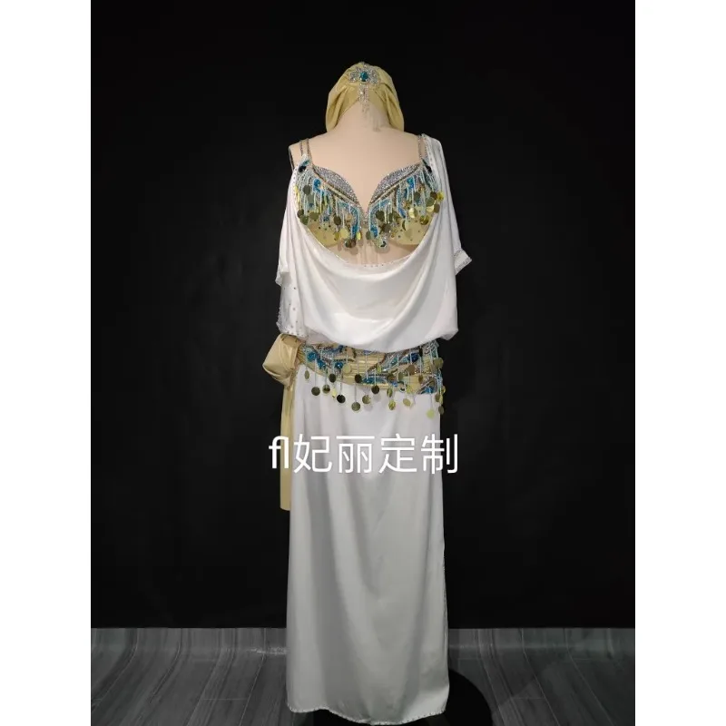 

Customized Belly Dance Costumes Eastern Dance Clothes Competition Performance Dress Folk Ballady Robe Dress for Women Dancewear