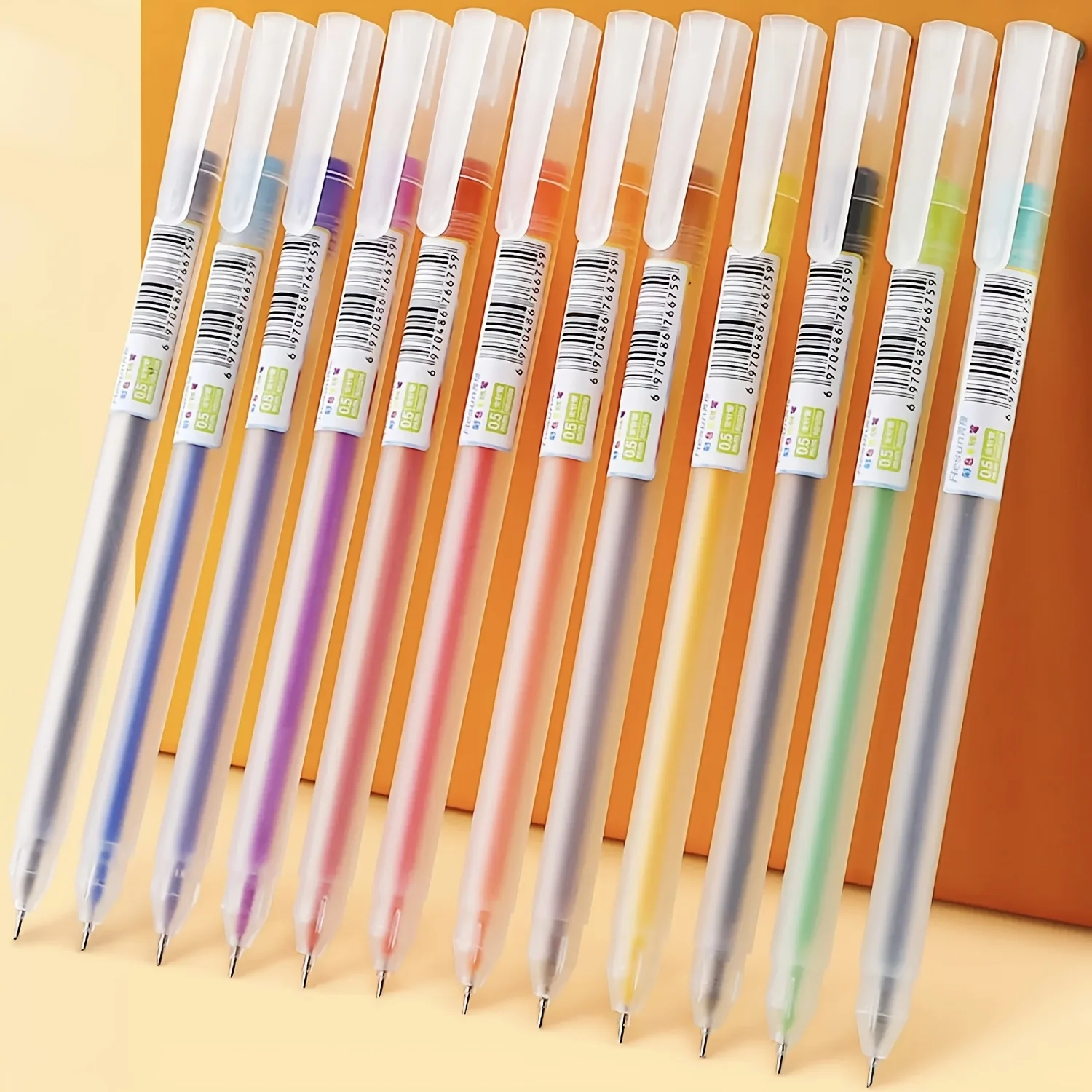 

Набор гелевых ручек из 12 цветов – плавное письмо, яркие цвета для учебы, дневников, поделок, подготовки к школе