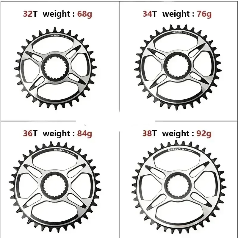 MEROCA 12s Chain ring Mtb single chainring crowns 34 teeth mtb 32T/34T/36T/38T disc for Shimano M6100/M7100/8100/9100 dedicated