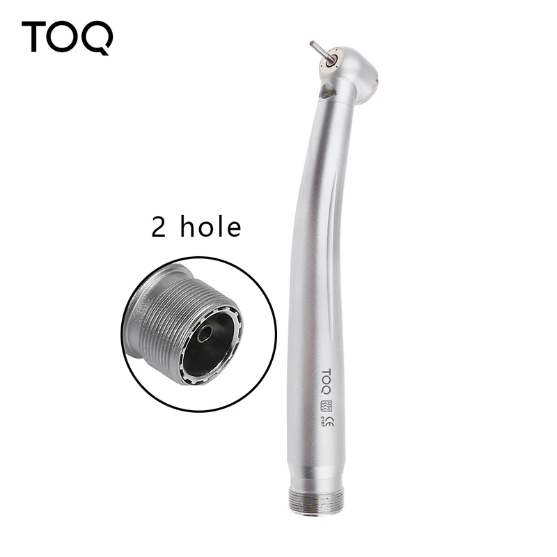 Tandheelkundige LED Hoge Snelheid Handstuk koppel Hoofd Drukknop Drie Waternevel E-generator Luchtturbine 2/4 gaten Tandheelkunde Tool