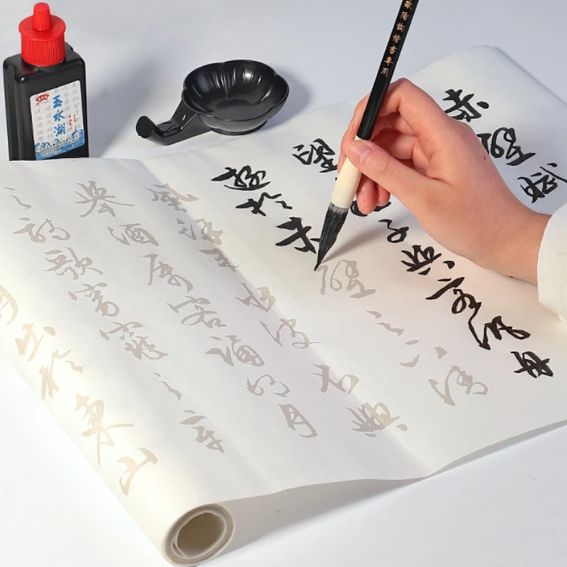 

Wen Zhengming Running Script Brush Copybook Chinese Brush Calligraphy Copying Notebook Beginner Rolling Rice Paper Copybook