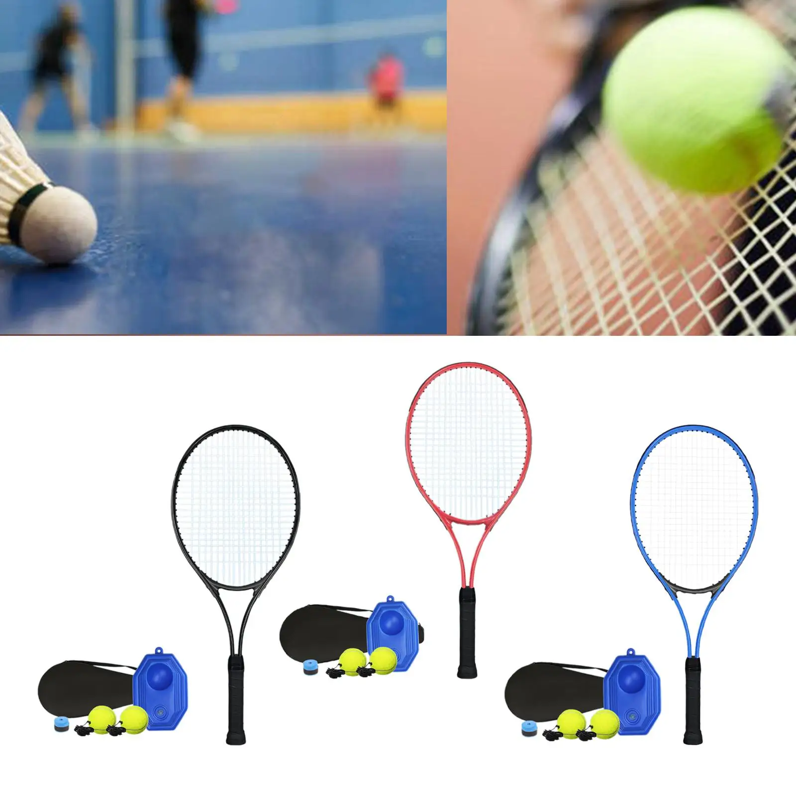 Solo Tennis Trainer Solo Tennis Training Aid Professional Garden Tennis Training Device Self Practice for Women Men, Beginner