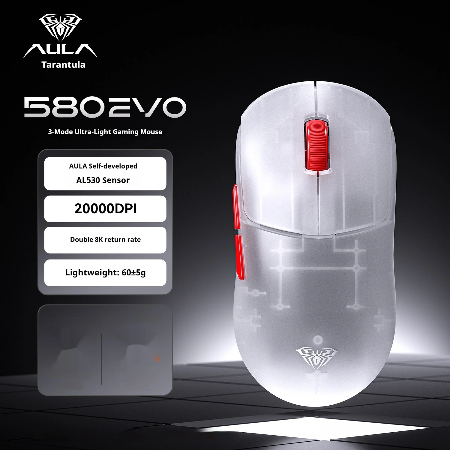 Mouse AULA SC580 EVO Leggero W - Wireless Gaming Mouse recensione e prezzo