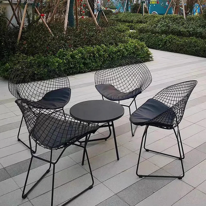 Garden Metal Furniture Lounge Outdoor Plastic Chair Wicker Chairs Terrace Patio Beach Chaise Camping Pliable Rocking Swings Set