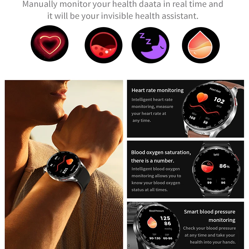 2025 IMOSI T97 TWS Smart Watch Build-in Earbuds 1.39 inch 2 IN 1 Wireless Earphones Blutooth Call 100 + Sports mode Smartwatch