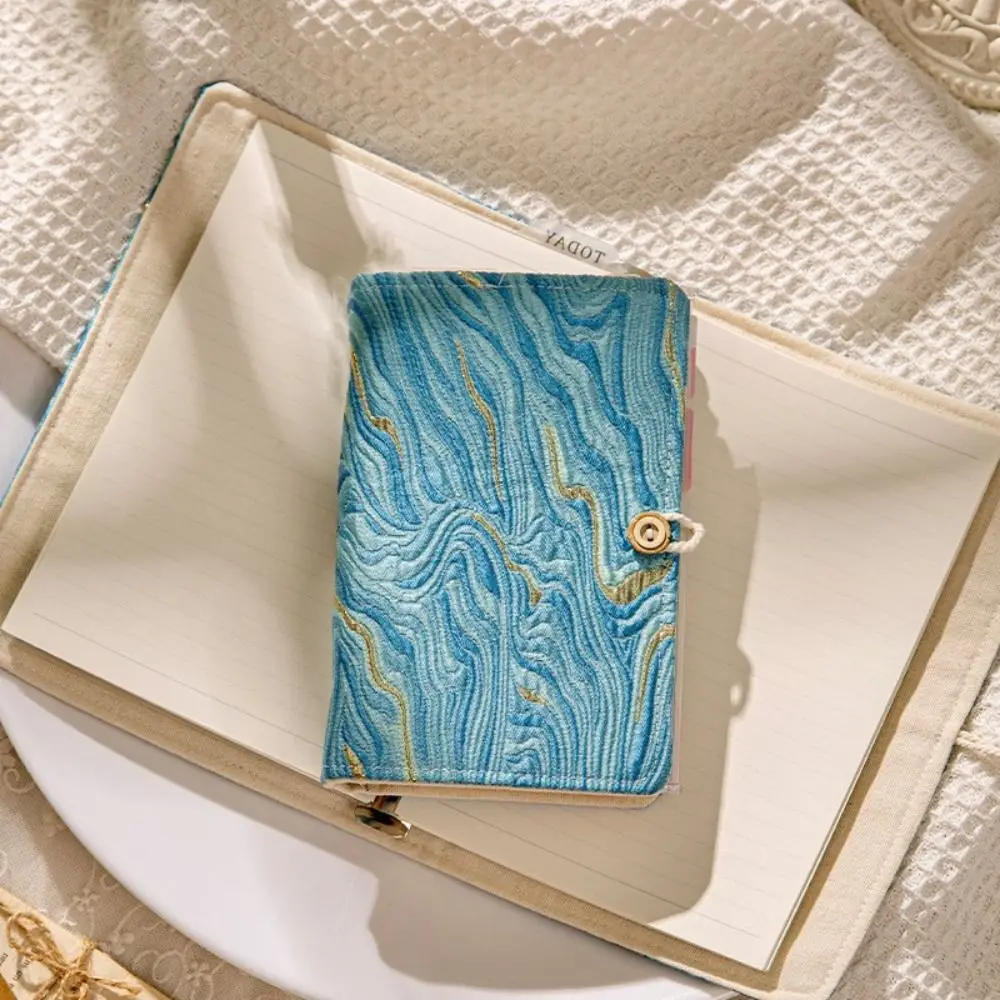 Diary Notebook A5 Fabric Art Notebook Soft Paper Retro Literary Notebook Durable Portable Sinicism Notebook Study