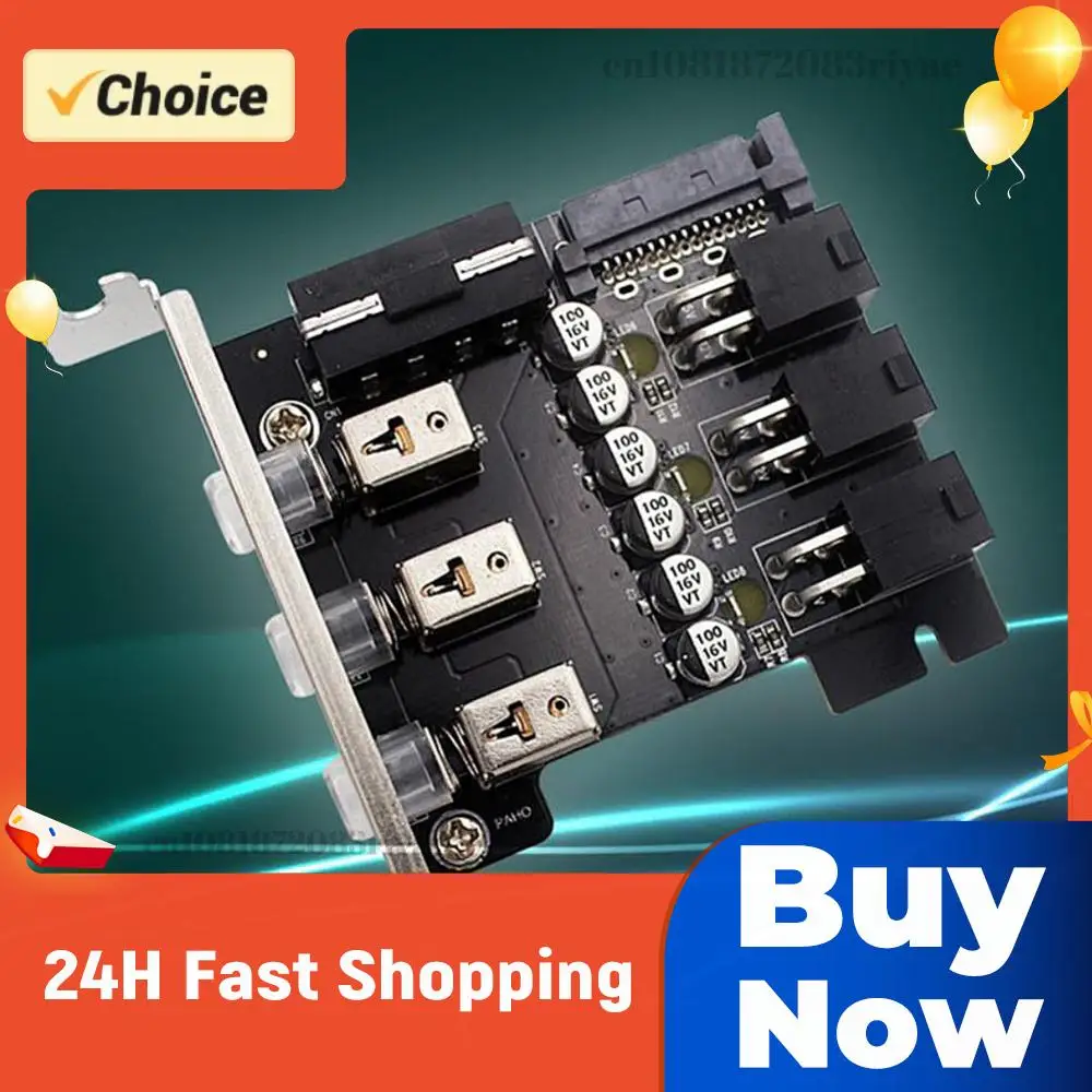 

Контроллер включения/выключения HDD/SSD ​ 4-контактный контроллер SATA с функцией энергосбережения, светодиодной подсветкой и интеллектуальной системой управления с номерами