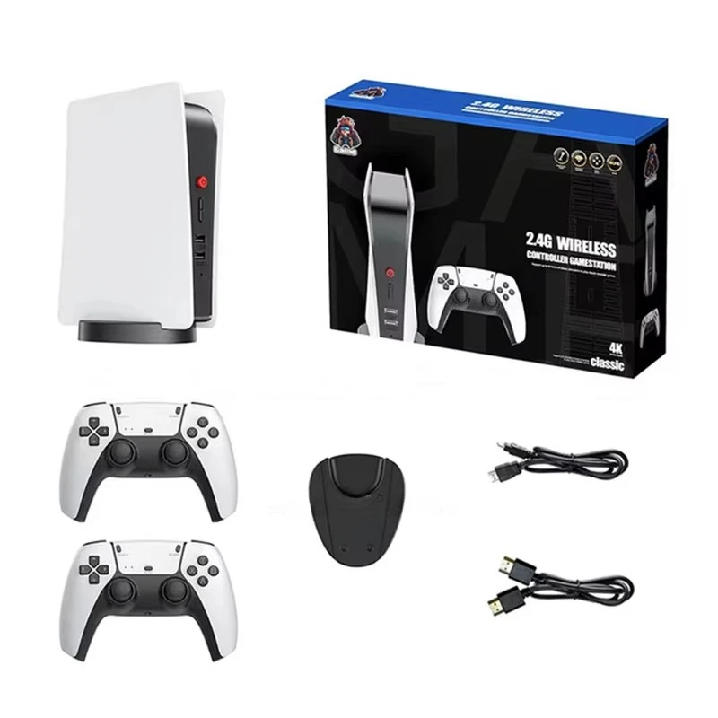 

4K 3D PS 5 Video Game Console 128GB 2.4G Wireless Controller Android M5 Retro Classic Game Console 15000/20000 Games