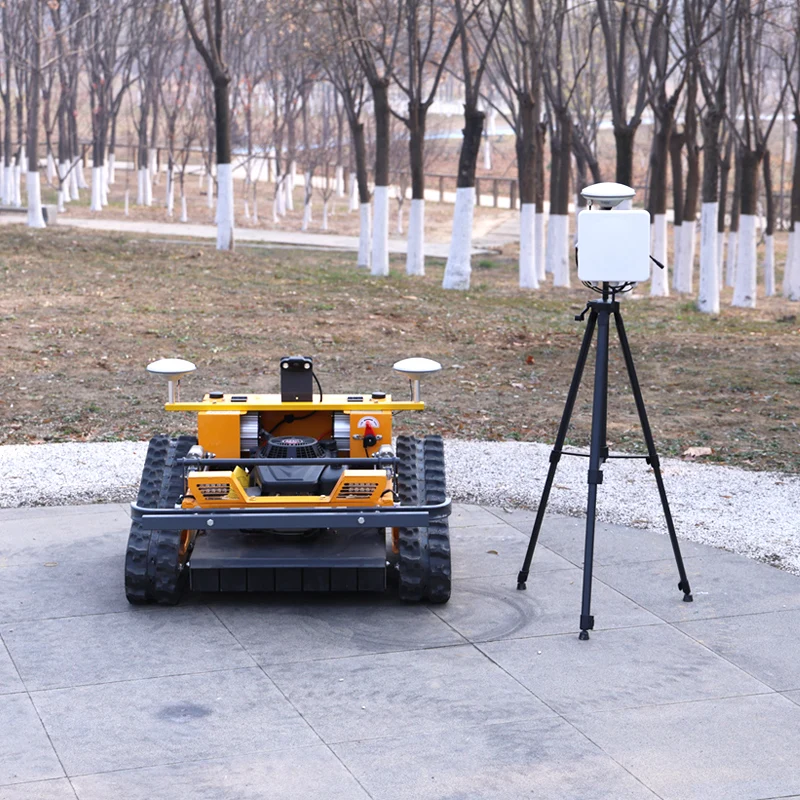 Customized GPS Automatic Cutting Lawn Mower - Small Household Agricultural Remote-Controlled ATV Tracked 4-Stroke Weeder