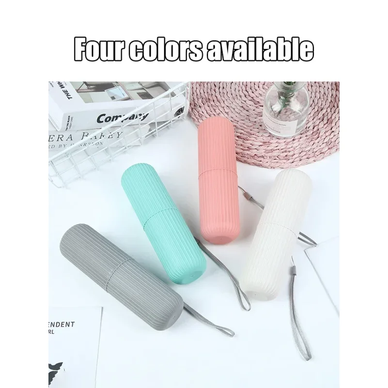 Portable Toothbrush Cup Bathroom Toothpaste Holder Storage Case Box Organizer Travel Toiletries Storage Cup New Creative