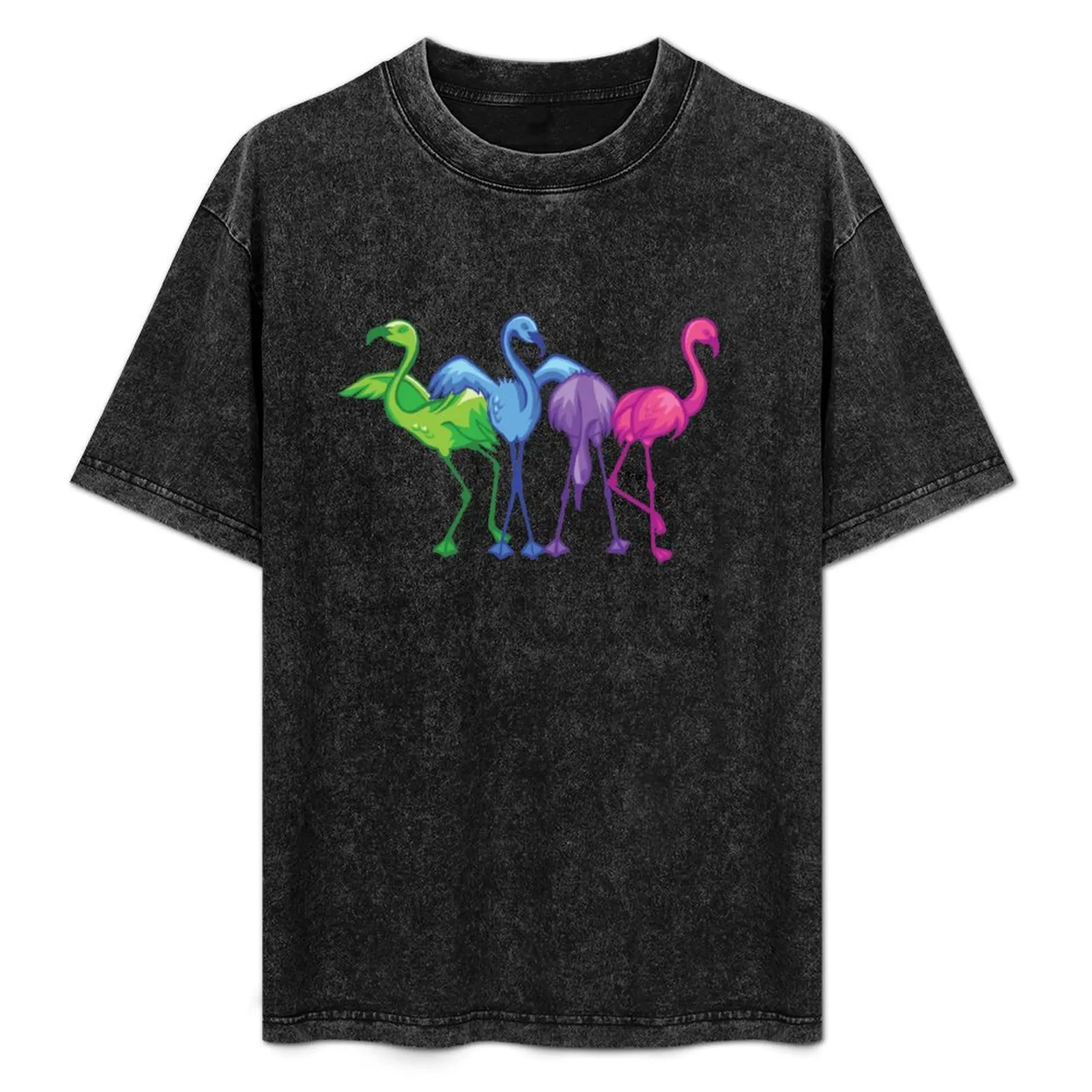 

Dancing Flamingo T-Shirt man t shirts high quality luxury brand printed t shirts for man t shirt man luxury tshirt T-Shirt