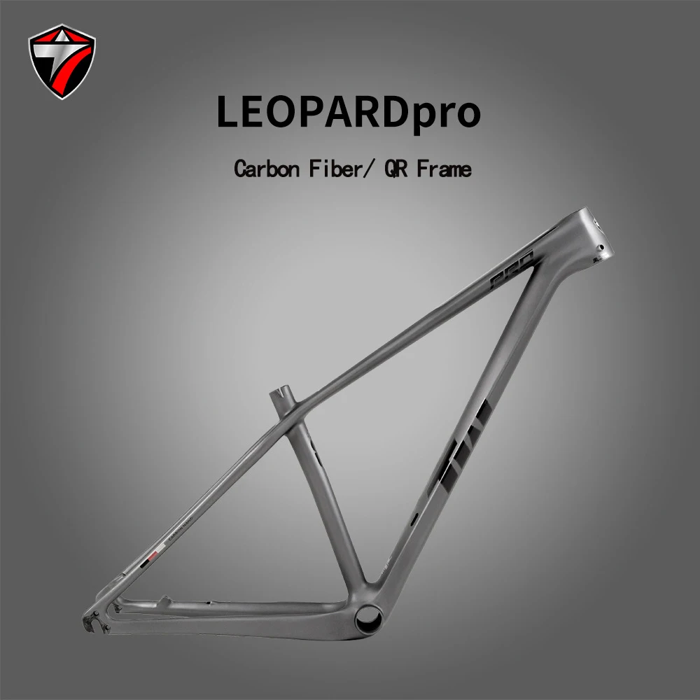 

29ER Twitter LEOPARDpro Карбоновая рама MTB Quick Release 135 мм Карбоновая рама горного велосипеда Комплект рамы дискового тормоза