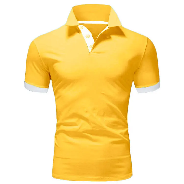 Men\'s Summer Polo Shirt Man Business Casual T Shirt Breathable Golf Sportwear Short Sleeved Tops for Male Size S-8XL