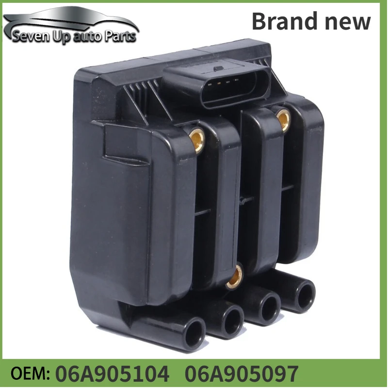 06A905104 06A905097 06A905097A Brand New Engine Ignition Coil for Volkswagen Jetta Golf MK4 Bora Beetle 2.0L