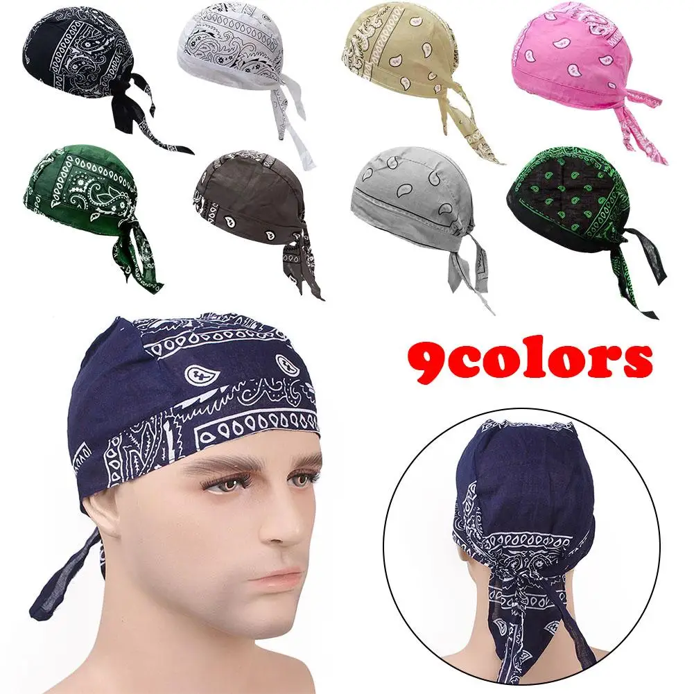 Unisex Quick Dry Pure Cycling Scarf Summer Men Ciclismo Running Pirate Bandana Riding Hat Scarf Hood Band N6l9