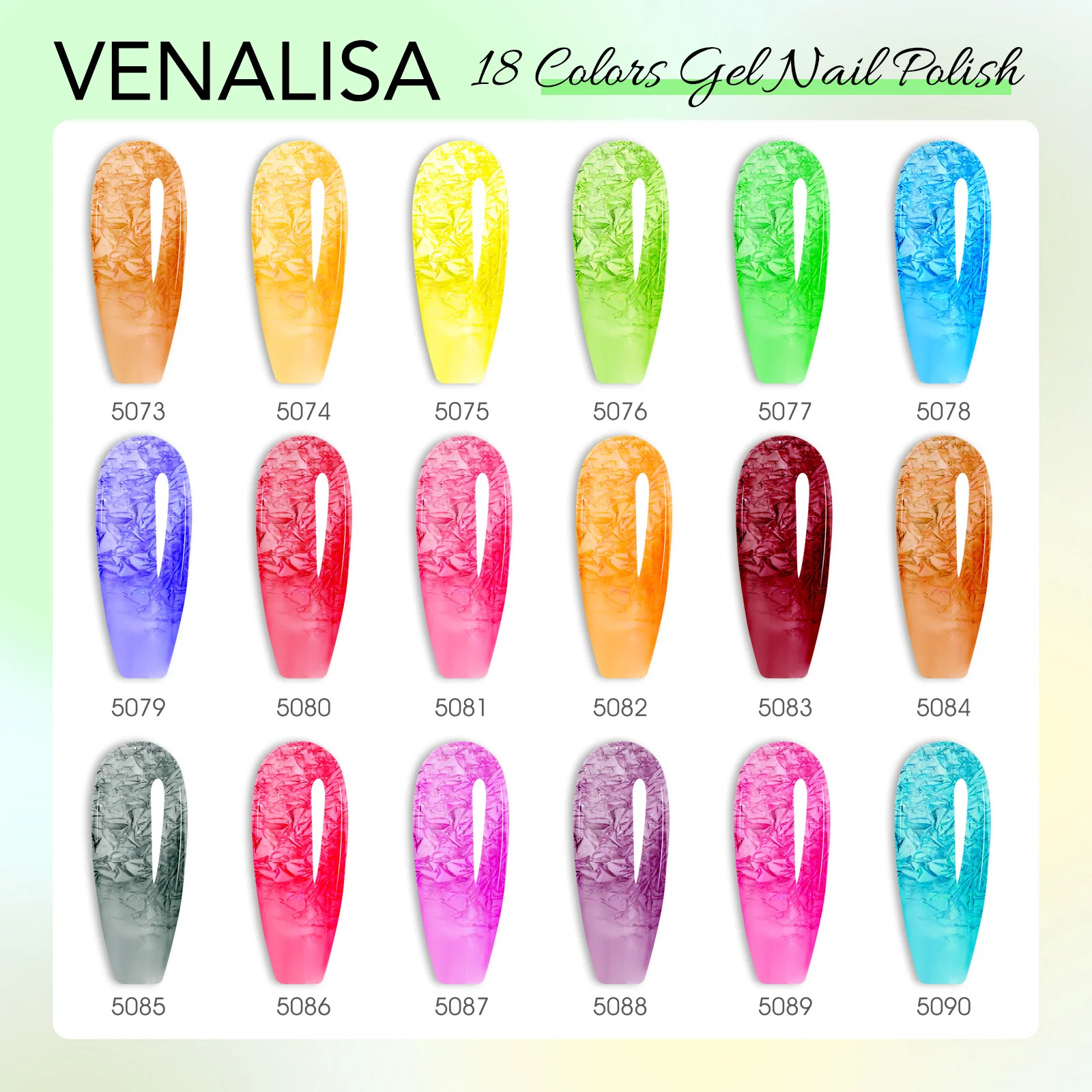 VENALISA V7 Gel-Nagellack 18 Farben Herbst-Winter Vintage-Kollektion 10ml HEMA-frei TPO-frei Aushärtbarer UV-LED-Nagelgel-Lack – Detail 26