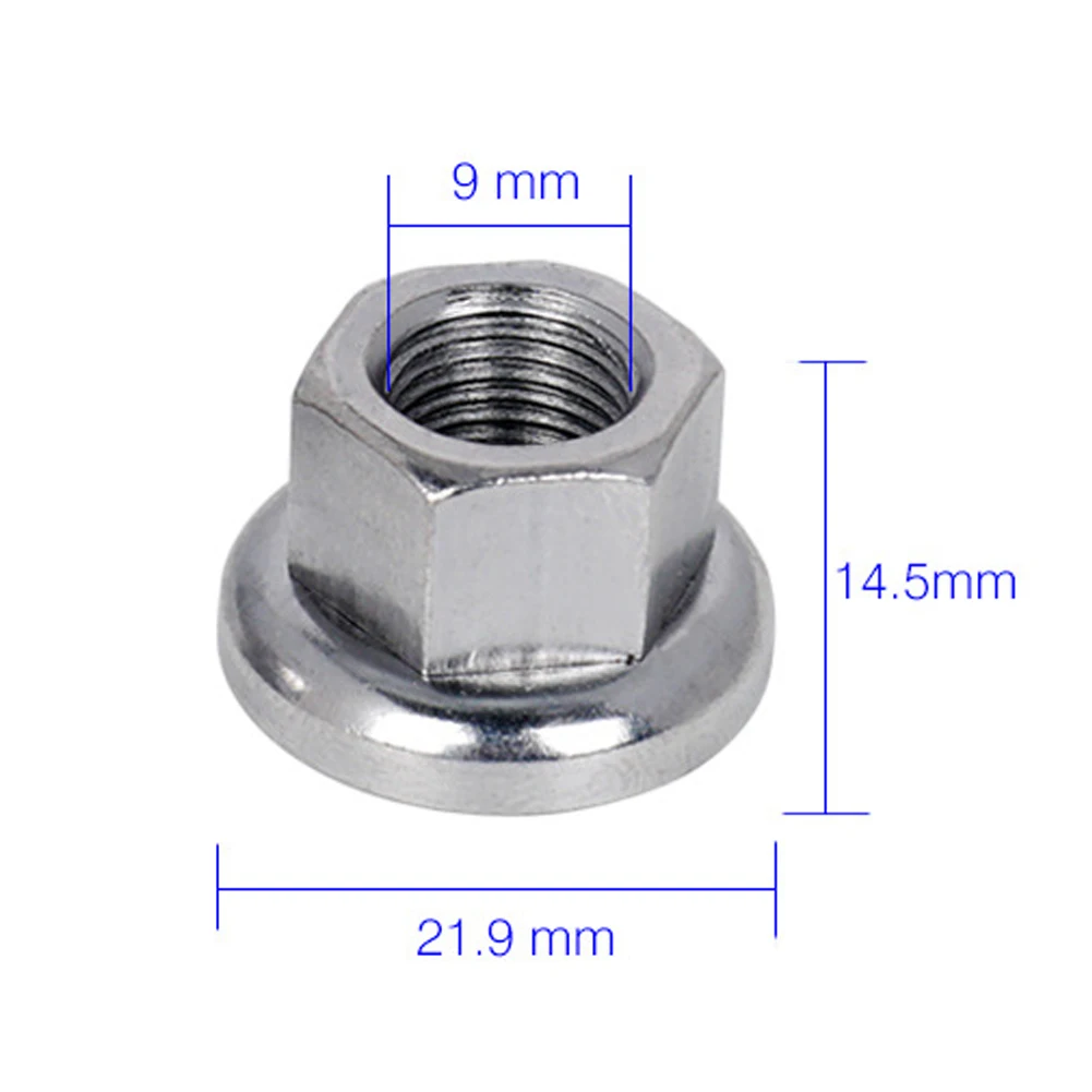 الصلب دراجة محور الجوز الدراجات العجلات الخلفية مسمار مزلاج M10 الثابتة والعتاد MTB الطريق الدراجة في الهواء الطلق دورة ركوب الدراجات الترفيه #6