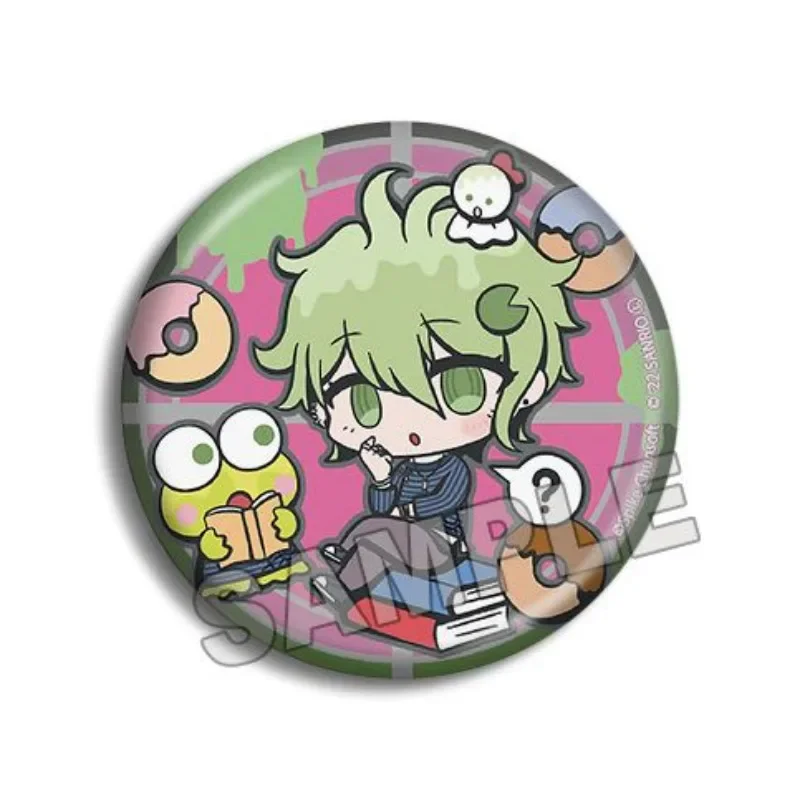 Danganronpa Trigger Happy Havoc broche Kokichi Oma broches para mujer Nanami ChiaKi insignias alfileres Nagito Komaeda joyería de Metal