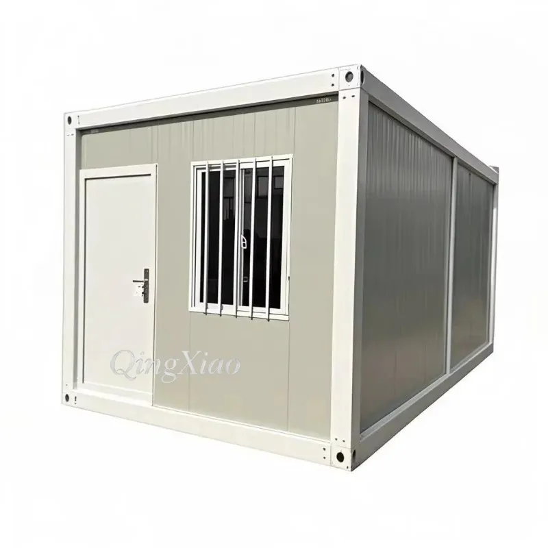 Custom Made Prefab Container Shop Kiosk W/ Door Windows for Night Market Booth Retail Store & on-site Temp Office Construction