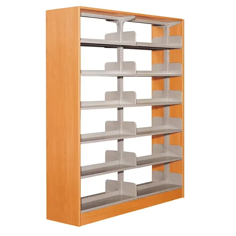 Steel Bookshelf for Library and Bookstore Heavy Duty Magazine Rack Storage Shelf Metal Book Stand Organizer Furniture Display