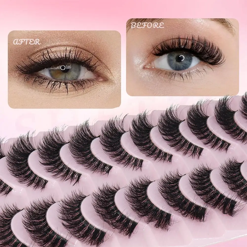 ふわふわつけまつげ フォックスアイまつげ キャットアイスタイル 大容量 ビッグスチーム 厚みのあるミンクまつげ エクステンションメイク