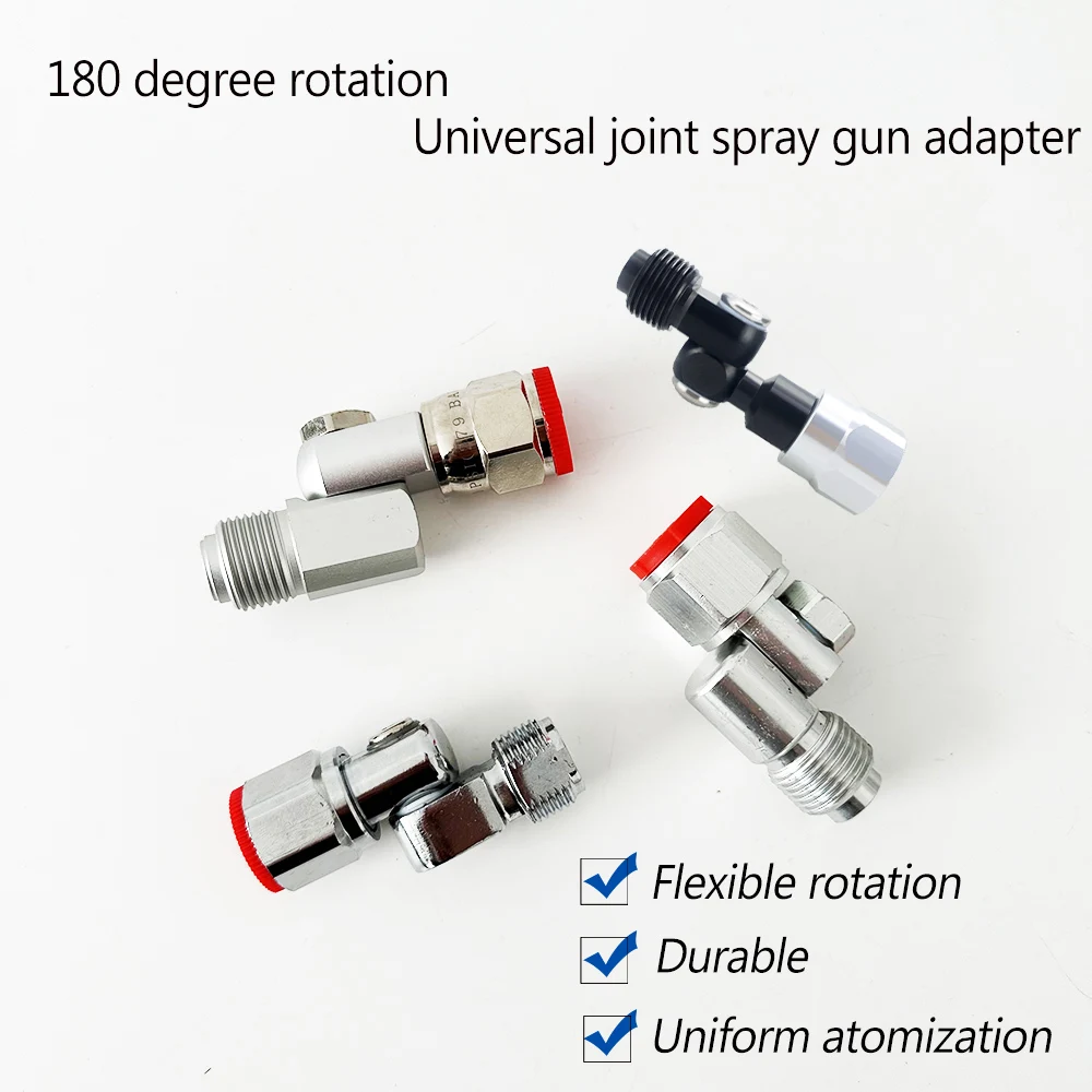 

180 Degree Rotating Spray Universal Accessories Airless Spray Machine Universal Joint Accessories Latex Paint aluminum alloy