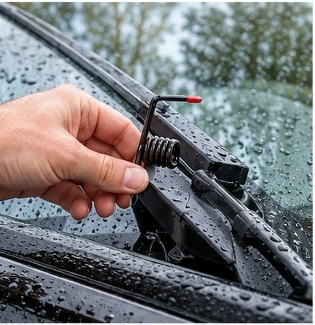 10Pcs Intelligent Windshield Wiper Arm Booster Metal Tension Pressure Spring Car Wiper Arm Support Replacement Accessories
