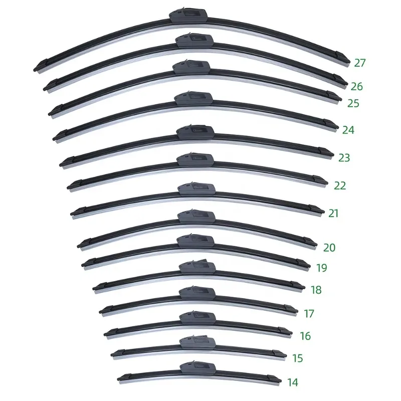 

56-piece Set Natural Rubber Material OE Supplier General Motors Wiper Blades 14mm Various Models Adapter