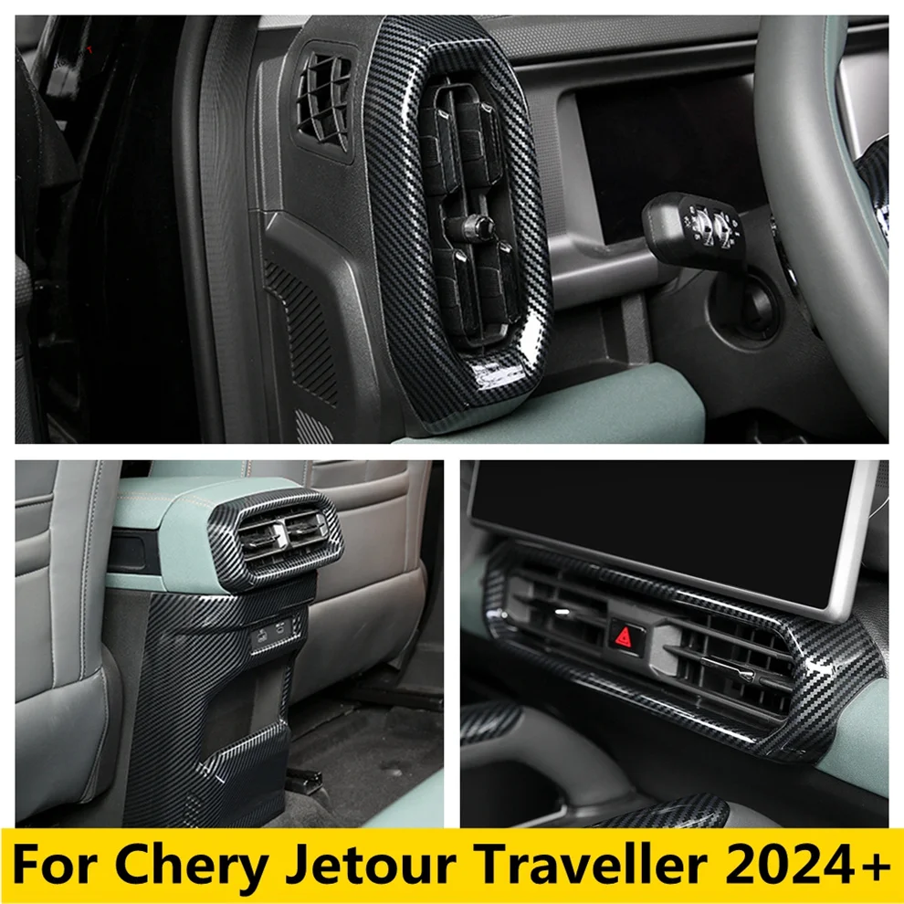 

Side / Rear Armrest Box / Dashboard Central Control Air Conditioner Vent Outlet Cover Trim For Chery Jetour Traveller 2024 2025