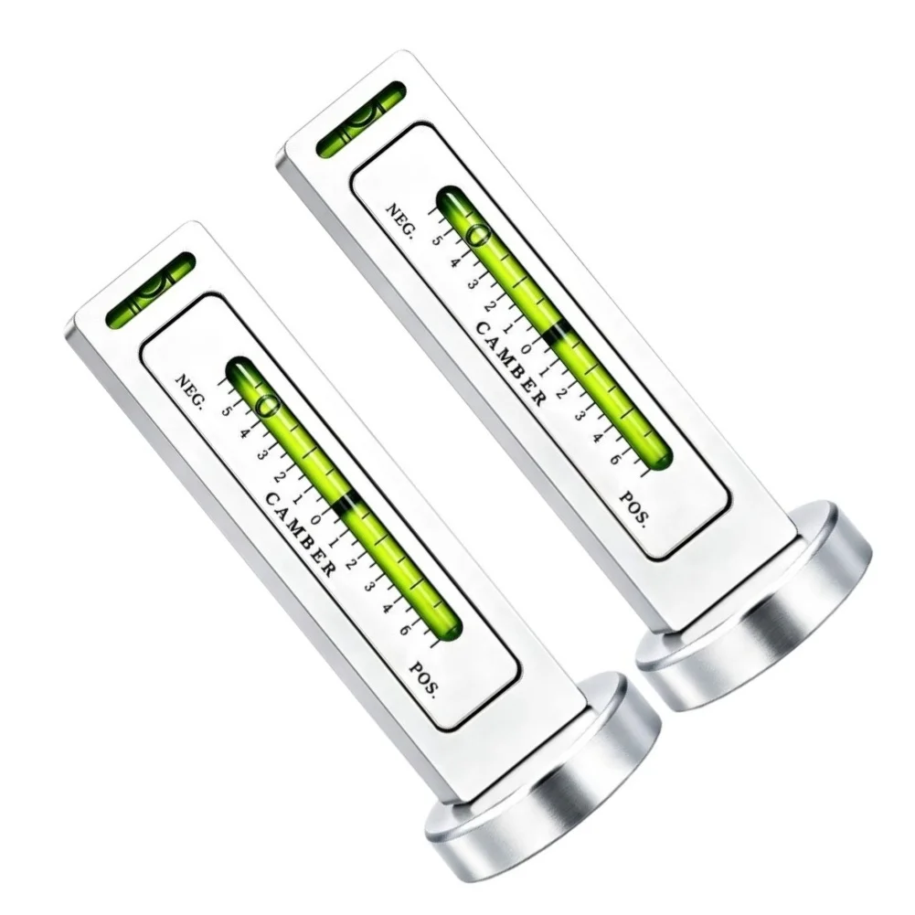 Wheel Alignment Tool with Strong Magnet for Camber and Caster Measurement on Metal Surfaces Aluminum Alloy Design