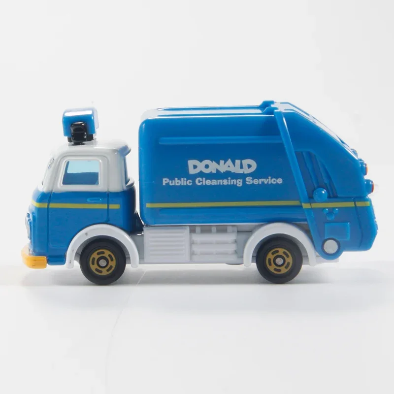 Takara Tomie Disney Donald Eend Sla Vuilnisschoonmaak Auto Diecast Legering Model, Kinderen Collectie Stukken, Geschenken Voor Vrienden.