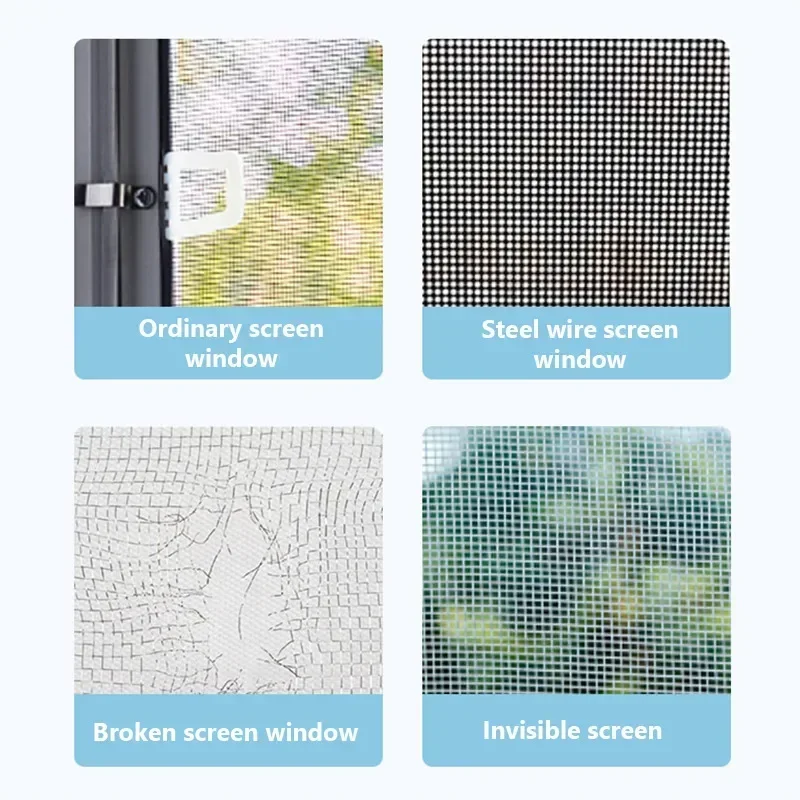 Window Screen Tape Anti-mosquito Screen Repair Subsidy Door Curtain Mosquito Net Hole Patch Repair Self-adhesive Screen Tape